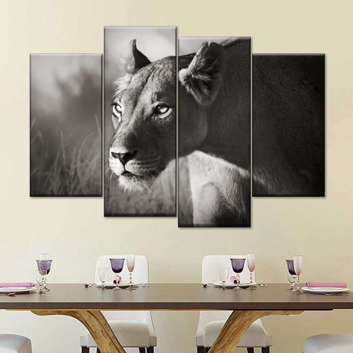 Stalking Lioness Wall Art