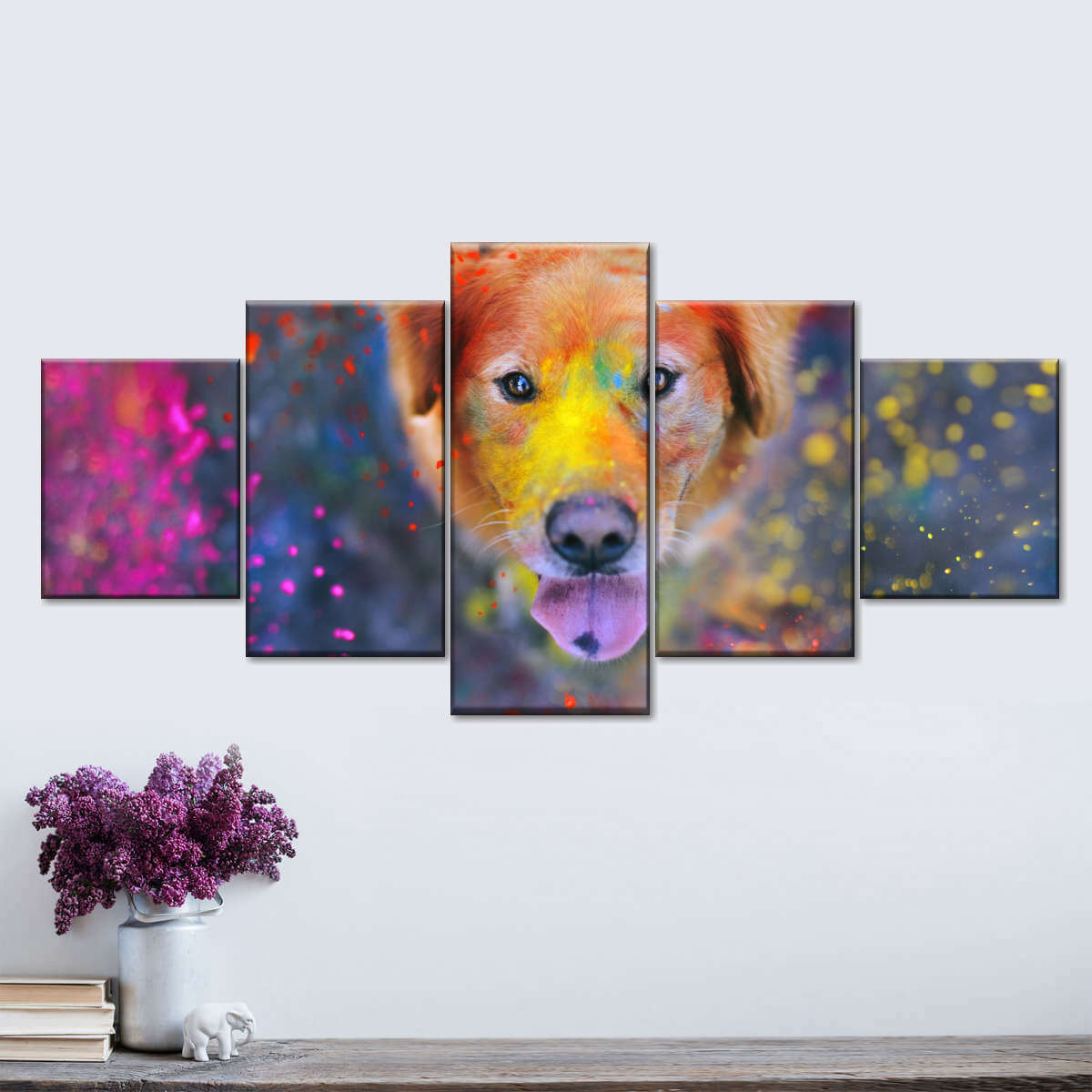 Colorful Labrador Wall Art