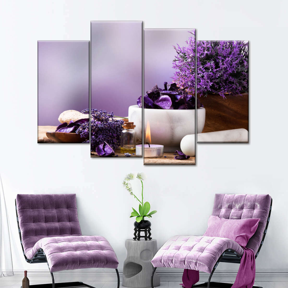 Calming Lavender Wall Art