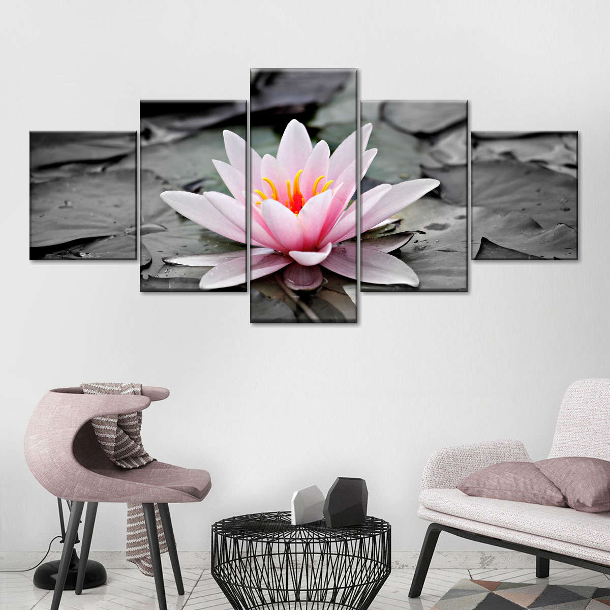 Lotus Flower Wall Art