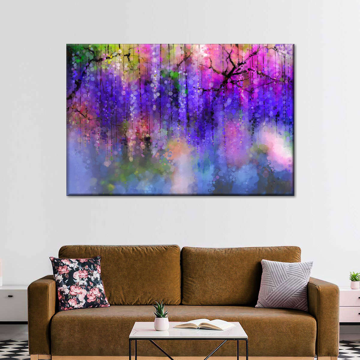 Spring Landscape Abstract Wall Art