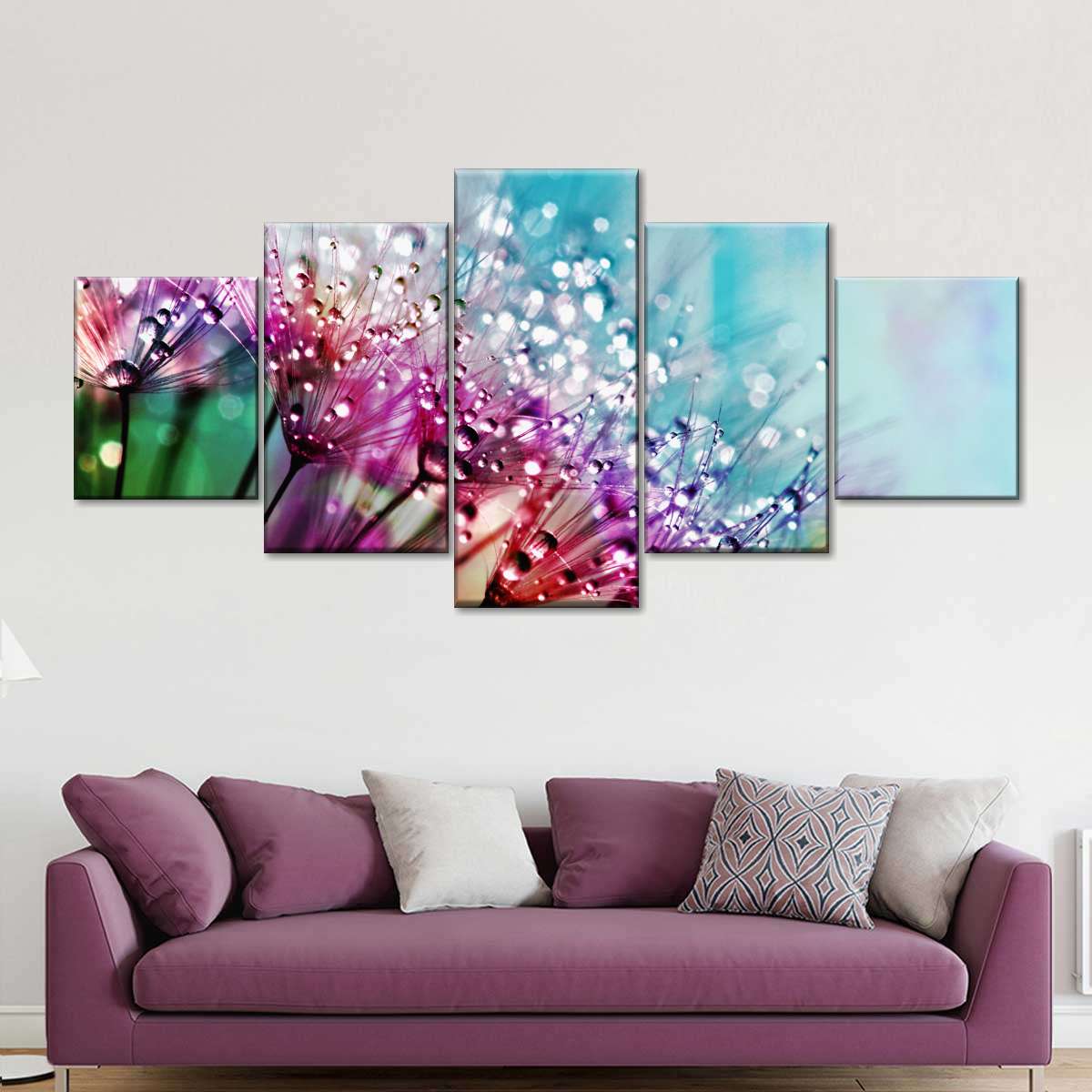 Colorful Dew Wall Art