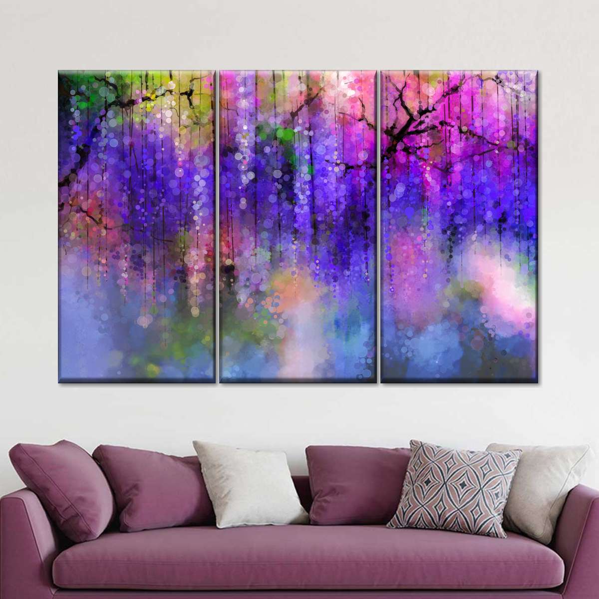 Spring Landscape Abstract Wall Art