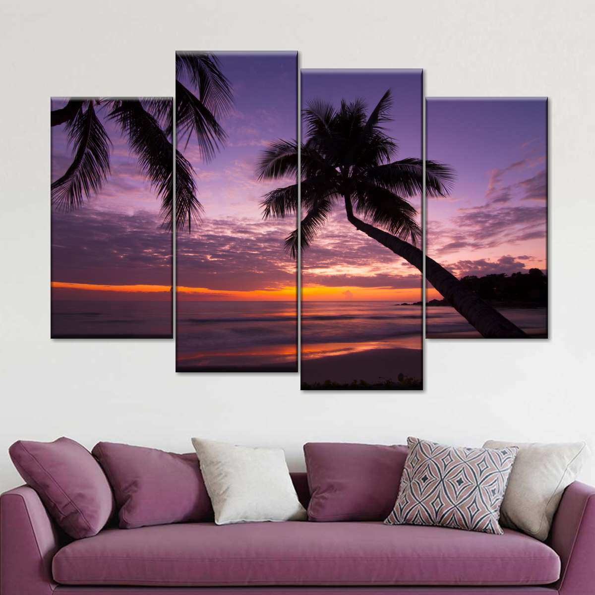 Palm Koh Samui Sunset Wall Art