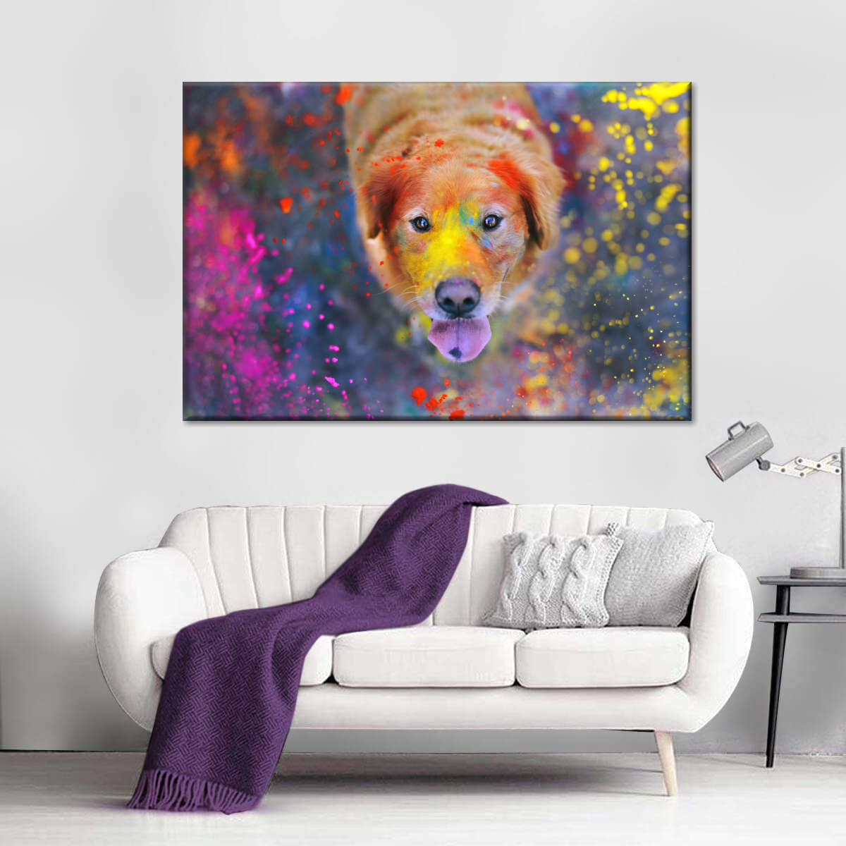 Colorful Labrador Wall Art