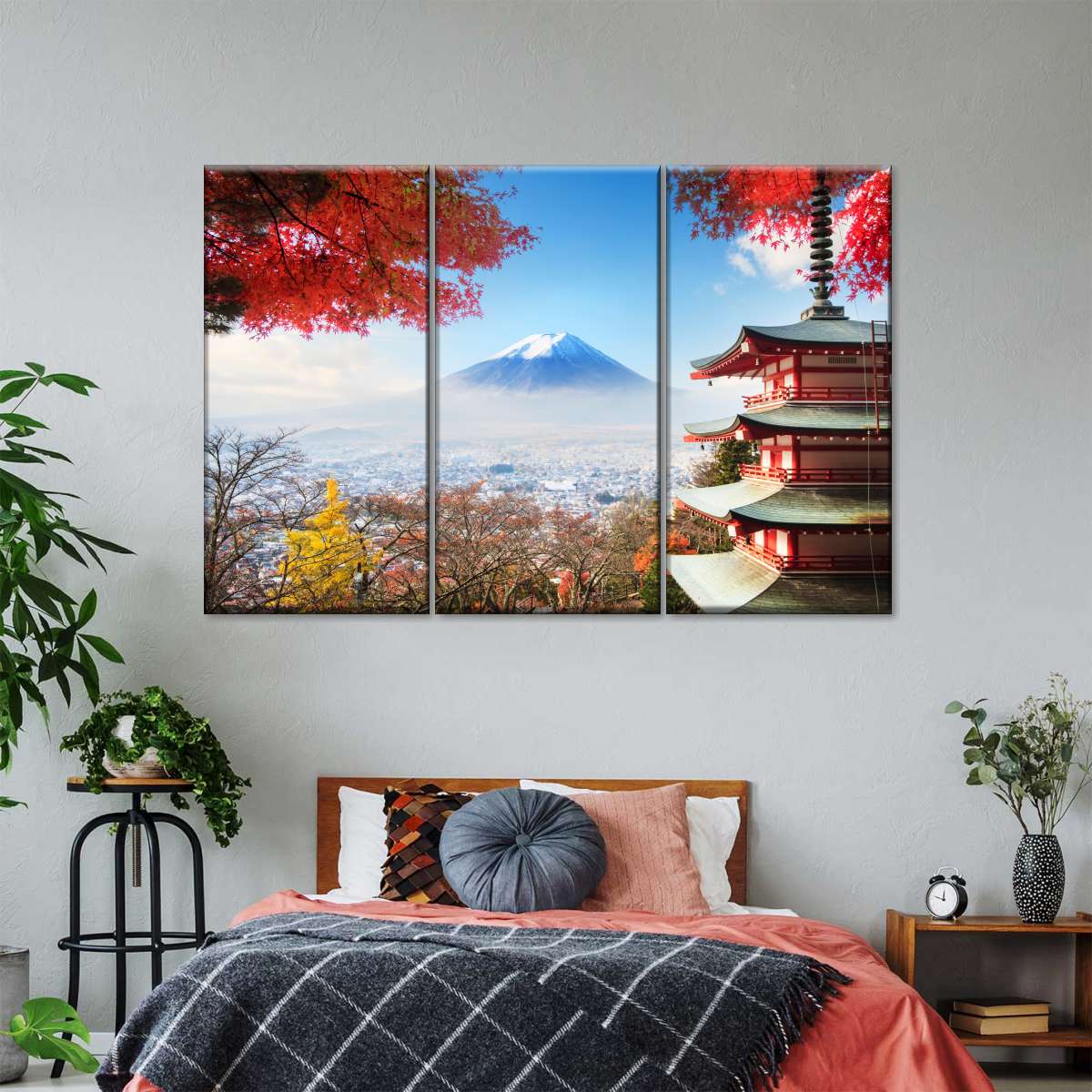 Autumn Mount Fuji Wall Art