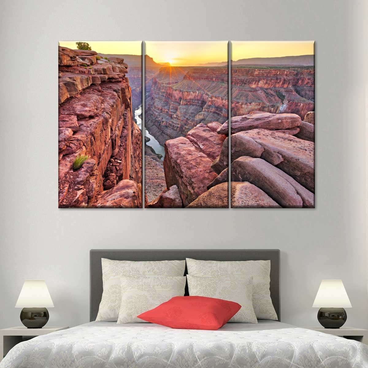 Sunrise Over Grand Canyon Wall Art