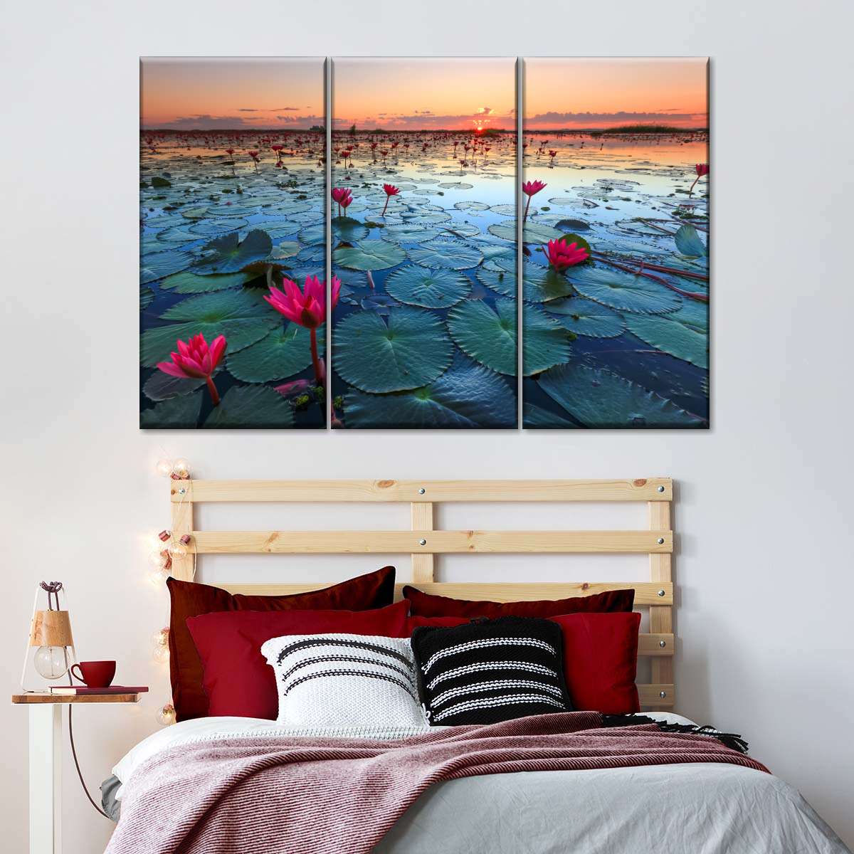 Lake Nong Harn Lotus Wall Art