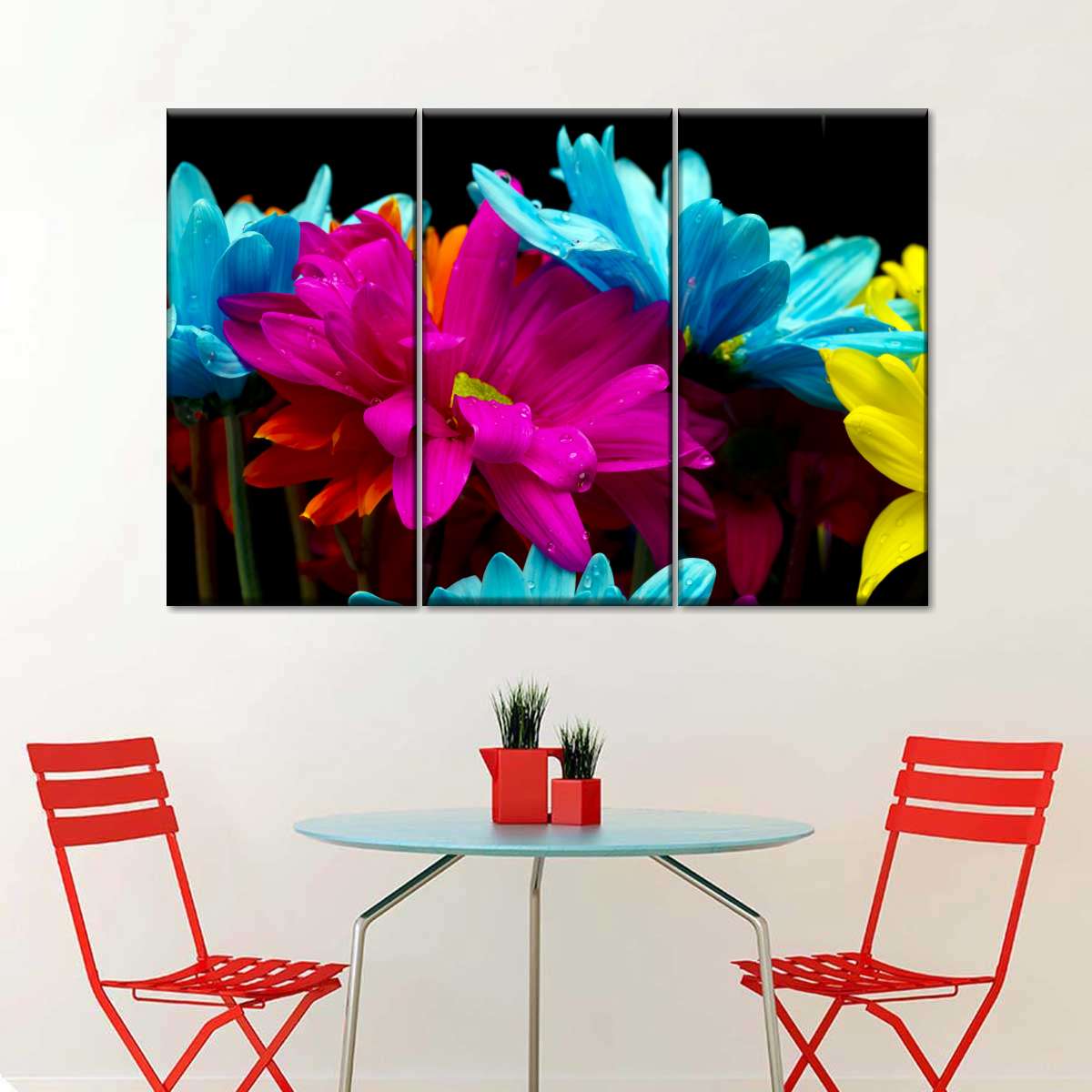 Fresh Morning Flowers Wall Art