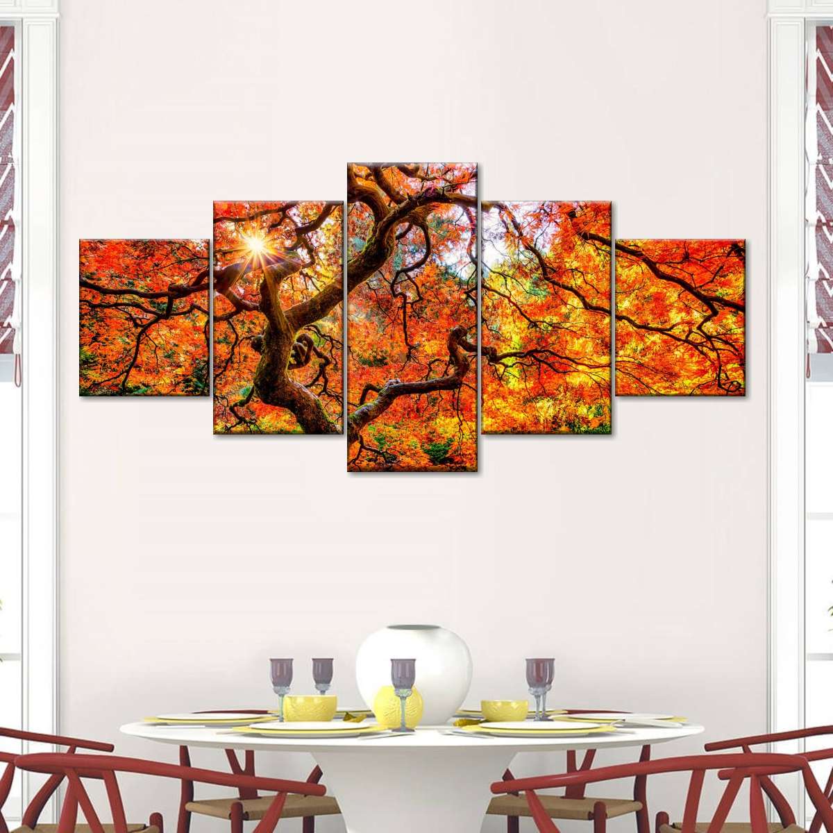 Autumn Japanese Maple Tree Wall Art