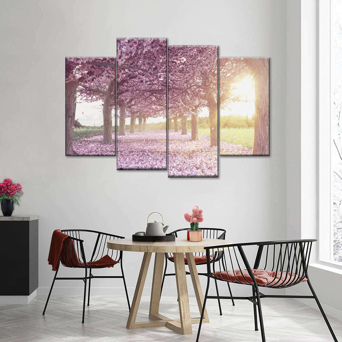 Cherry Blossom Morning Wall Art