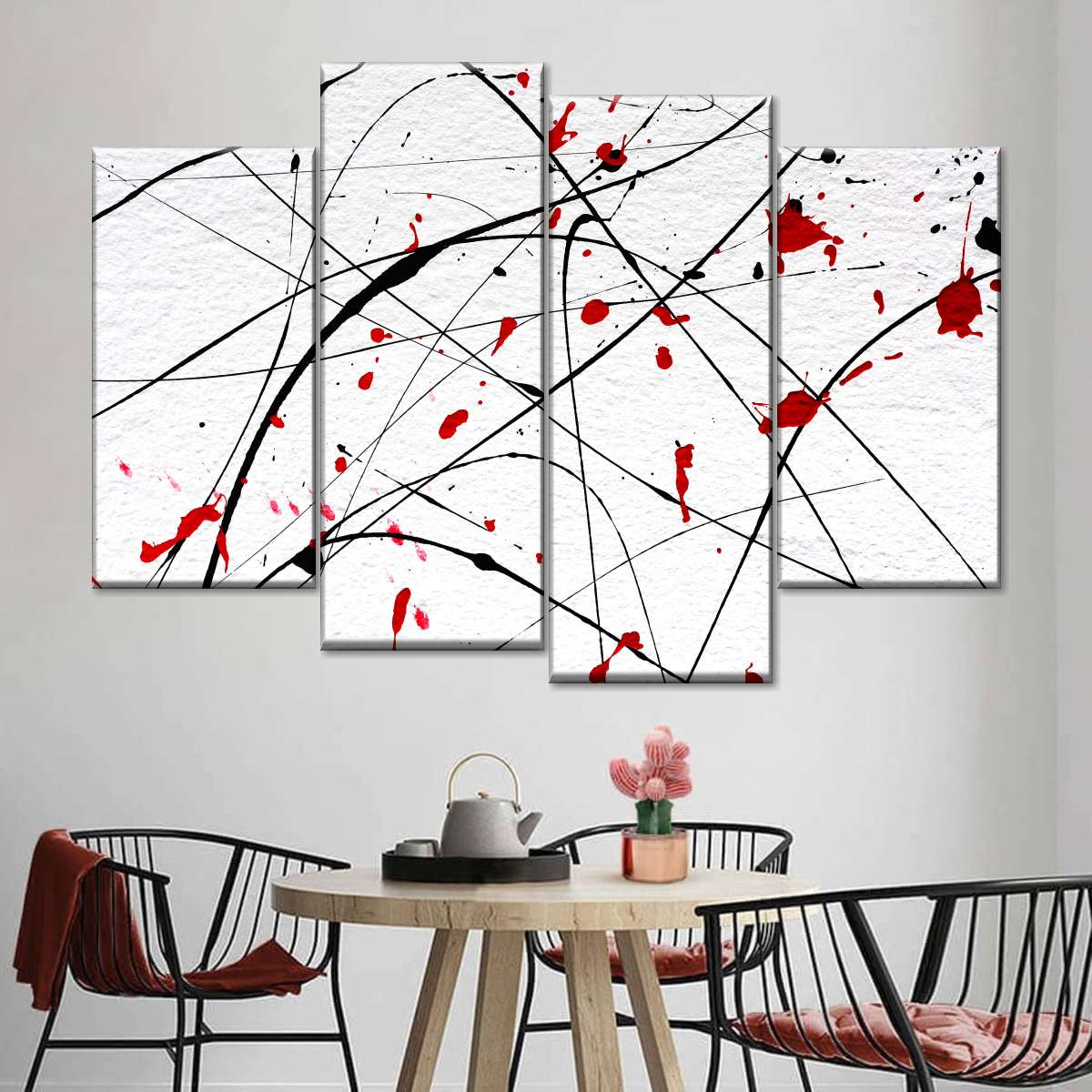 Modern Abstract Splash Wall Art