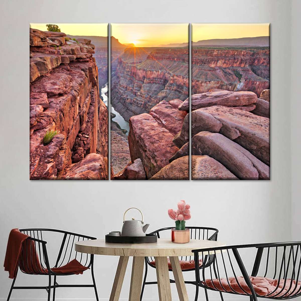 Sunrise Over Grand Canyon Wall Art