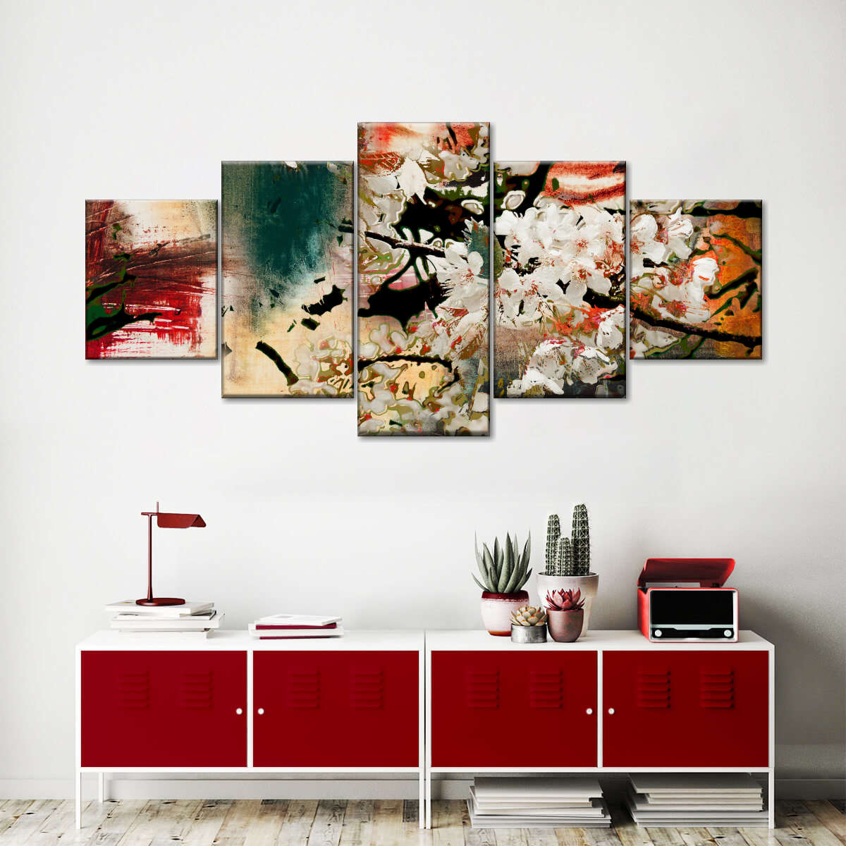 Japanese Flower Wall Art