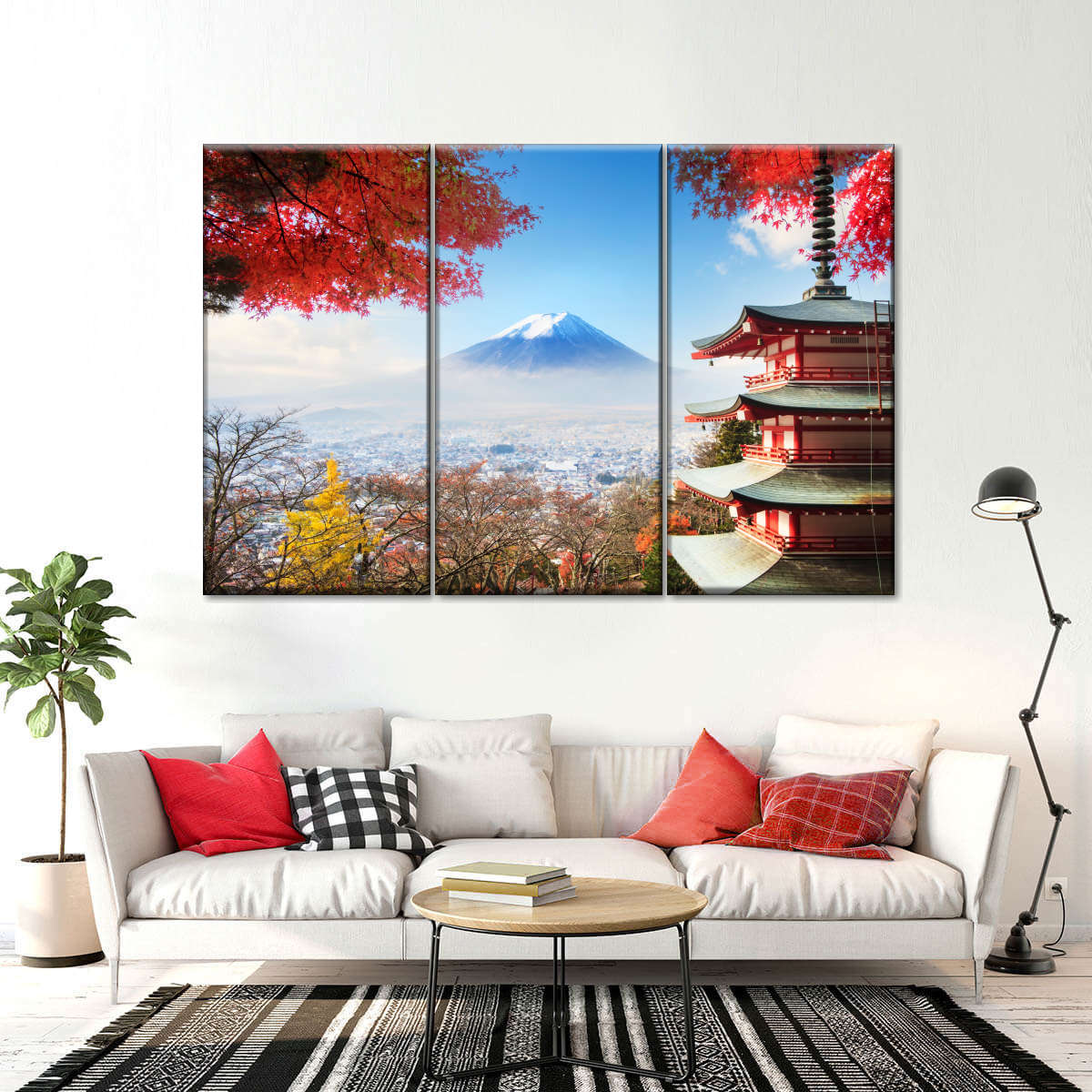 Autumn Mount Fuji Wall Art