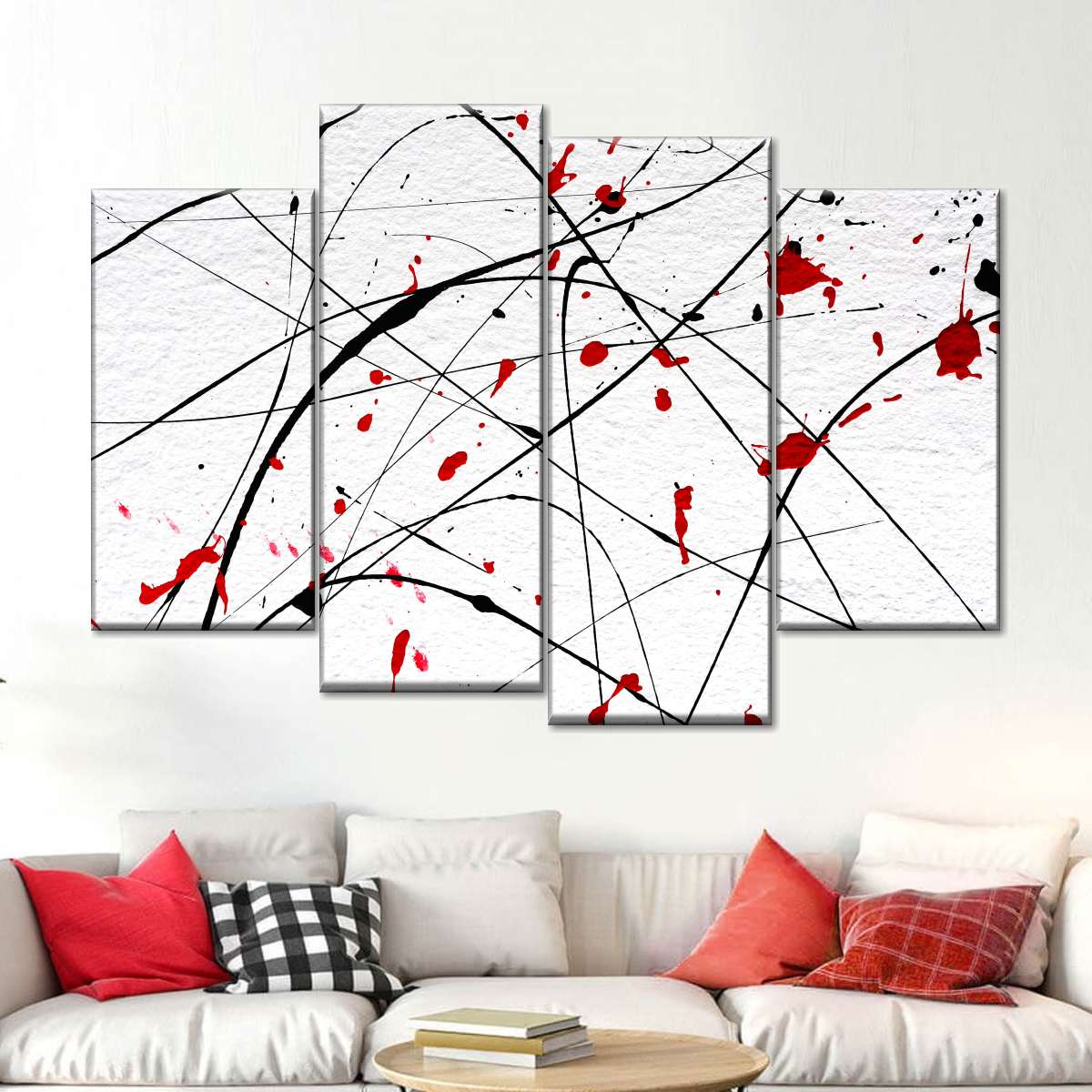 Modern Abstract Splash Wall Art