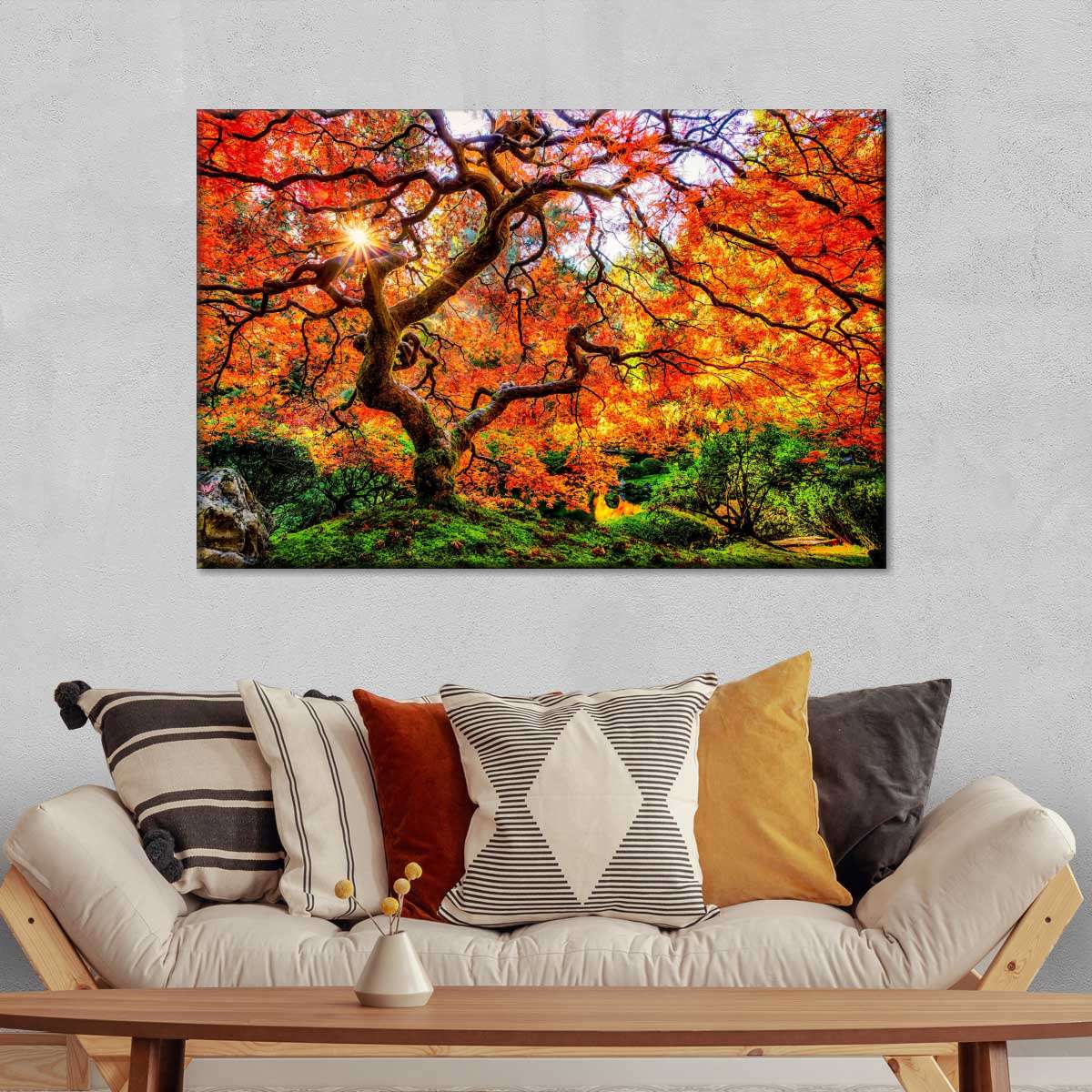 Autumn Japanese Maple Tree Wall Art