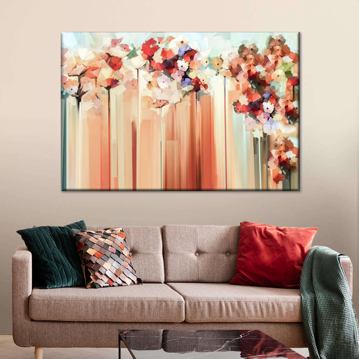 Floral Abstract Wall Art