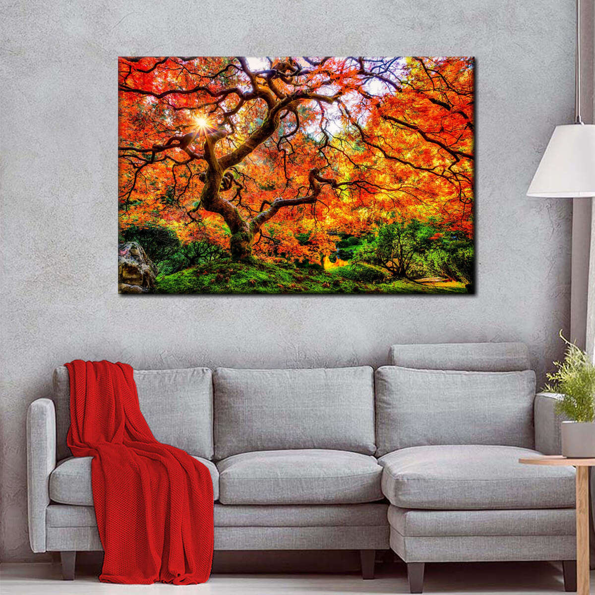 Autumn Japanese Maple Tree Wall Art