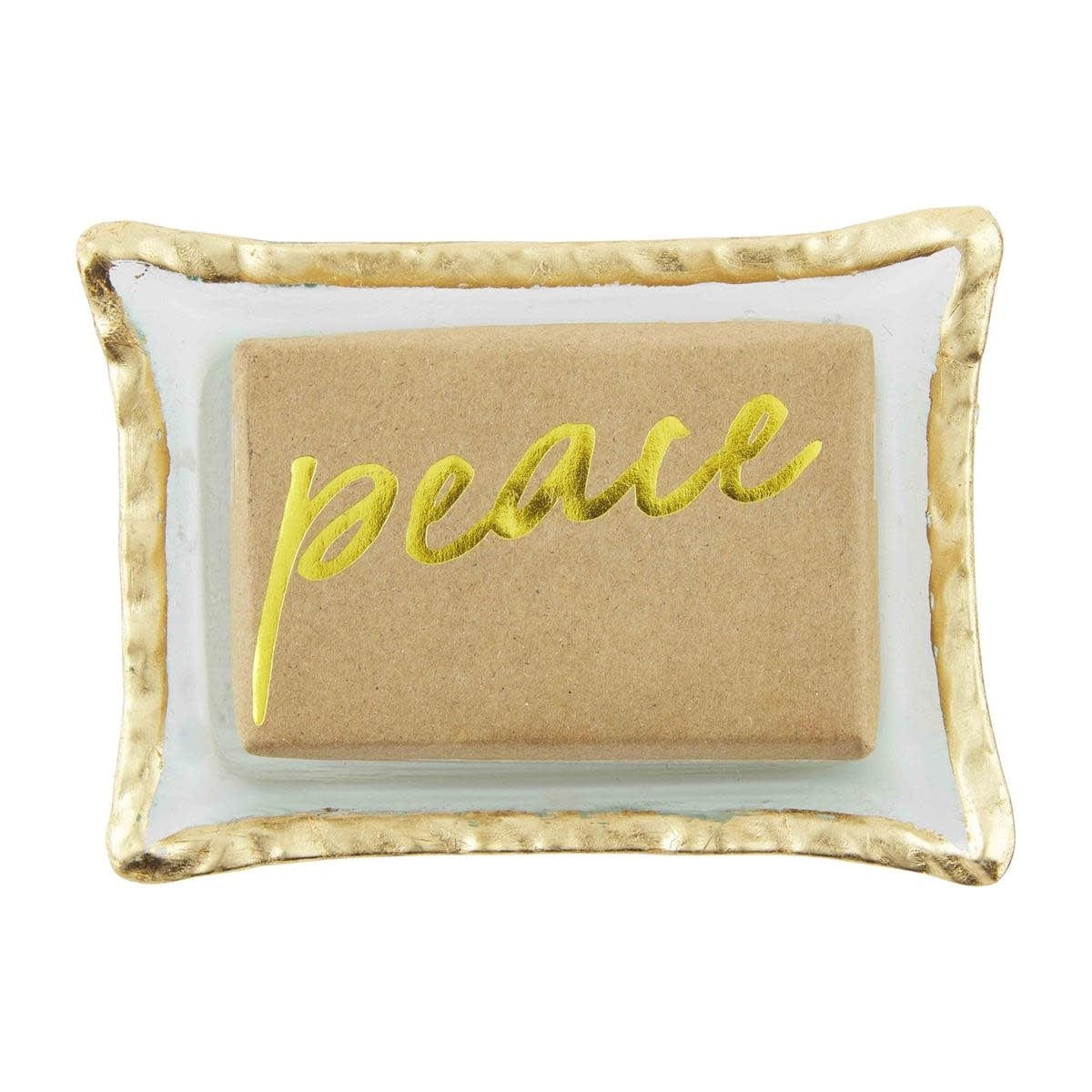 Peace Glass Soap Bar Set