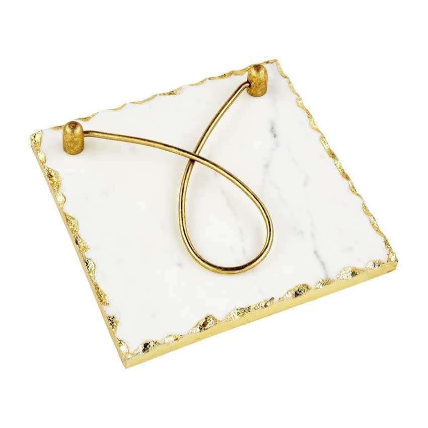 Gold Edge Napkin Holder