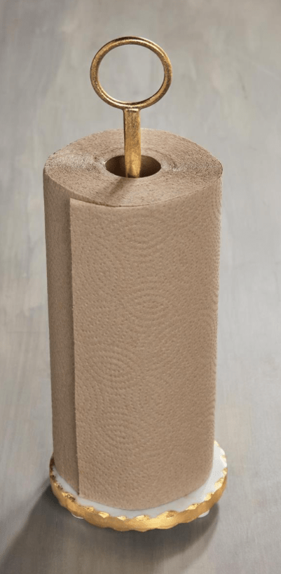 Gold Edge Paper Towel Holder