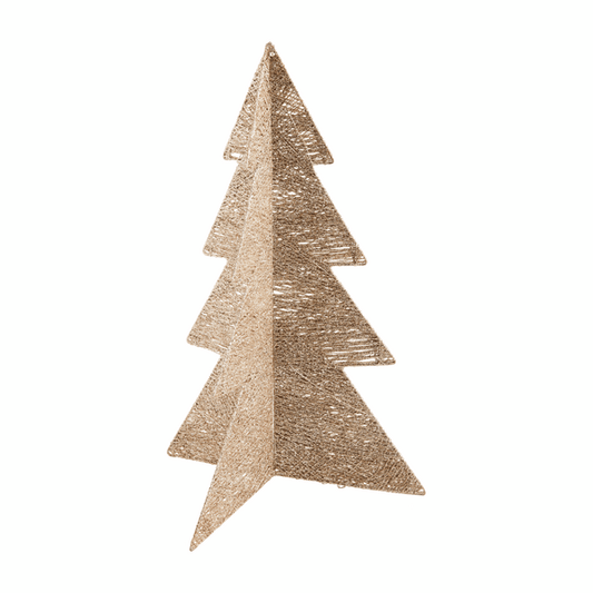 Gold Light up Glitter Tree