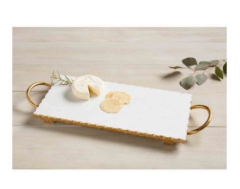 Gold & Marble Board with Handles