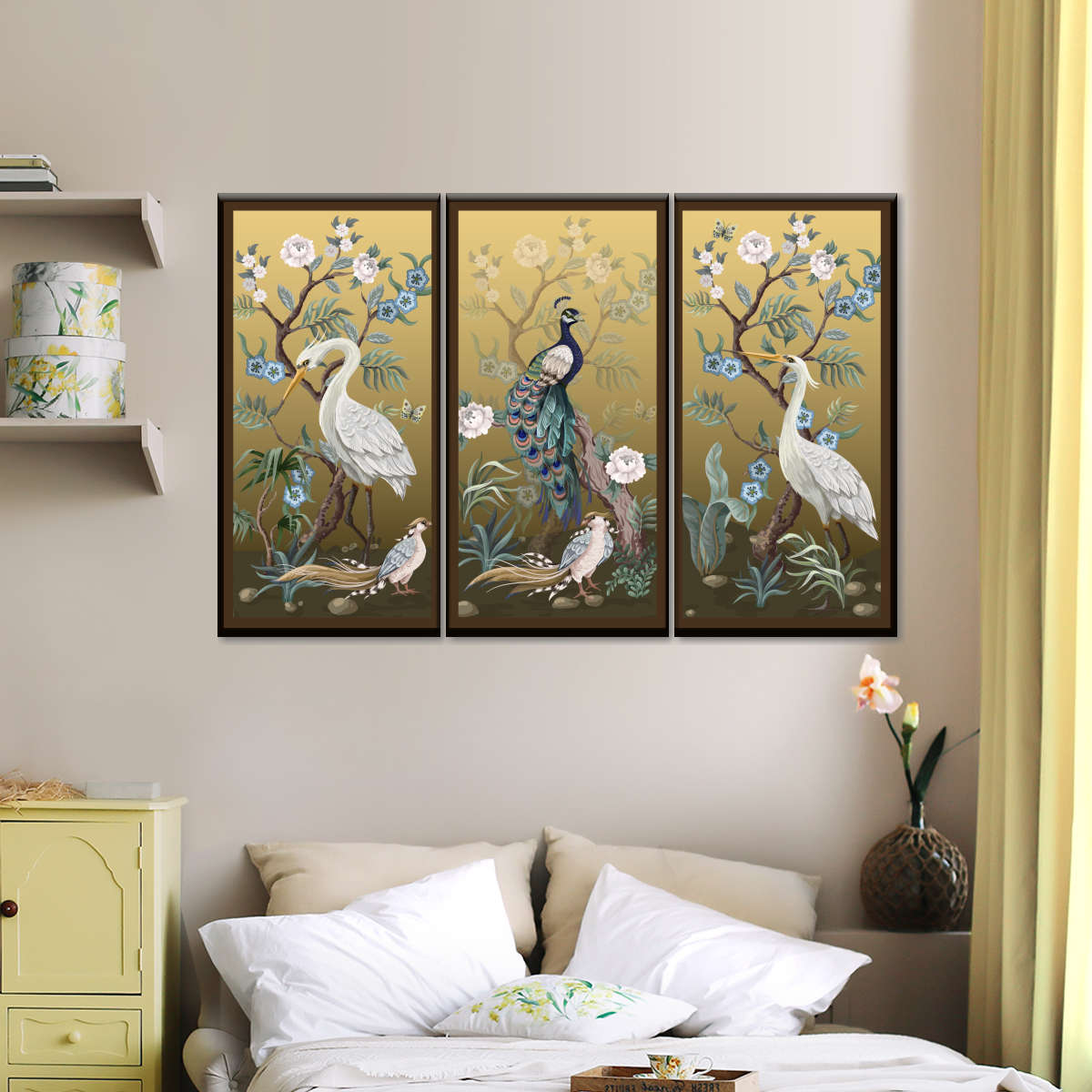 Elegant Birds Wall Art