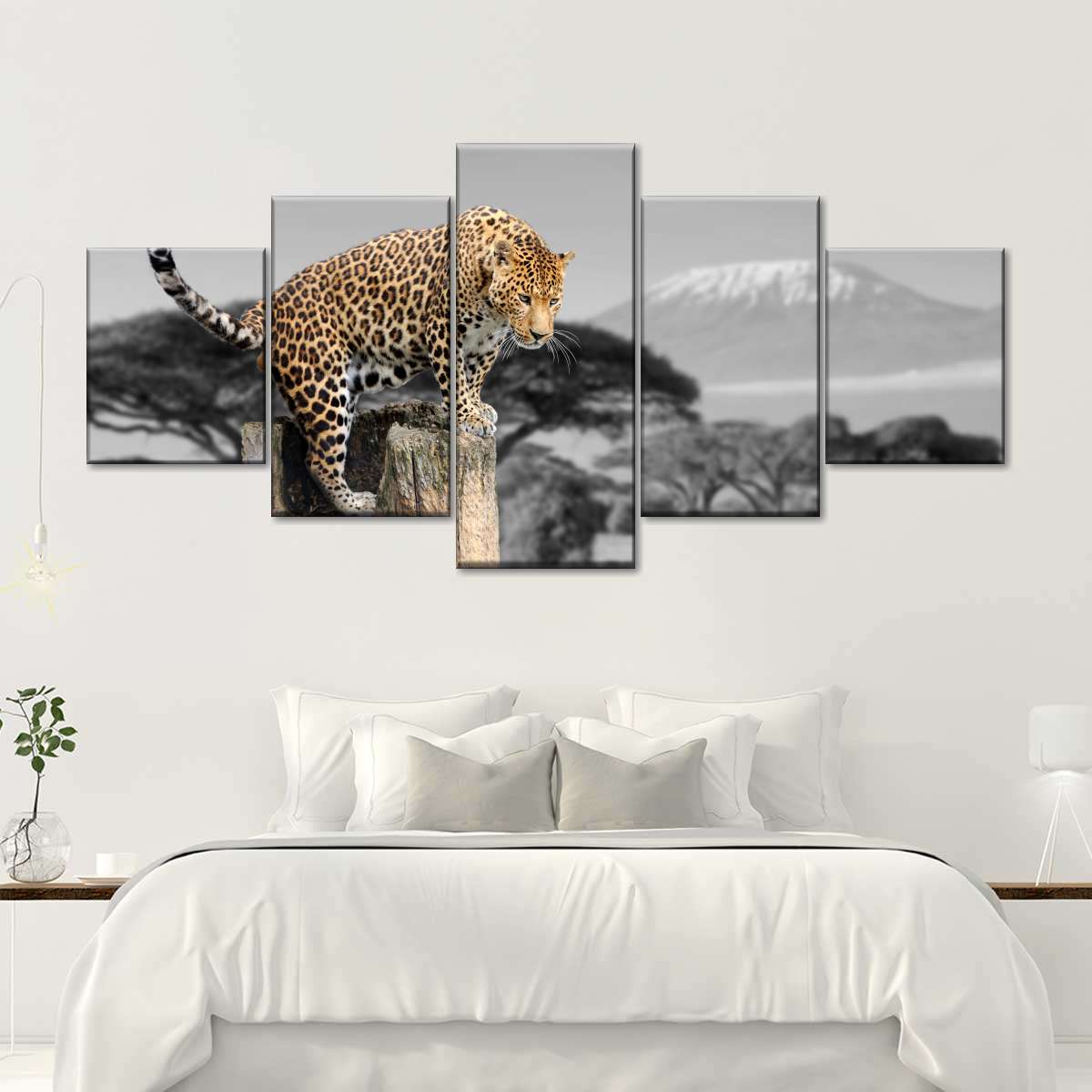 Pop African Leopard Wall Art