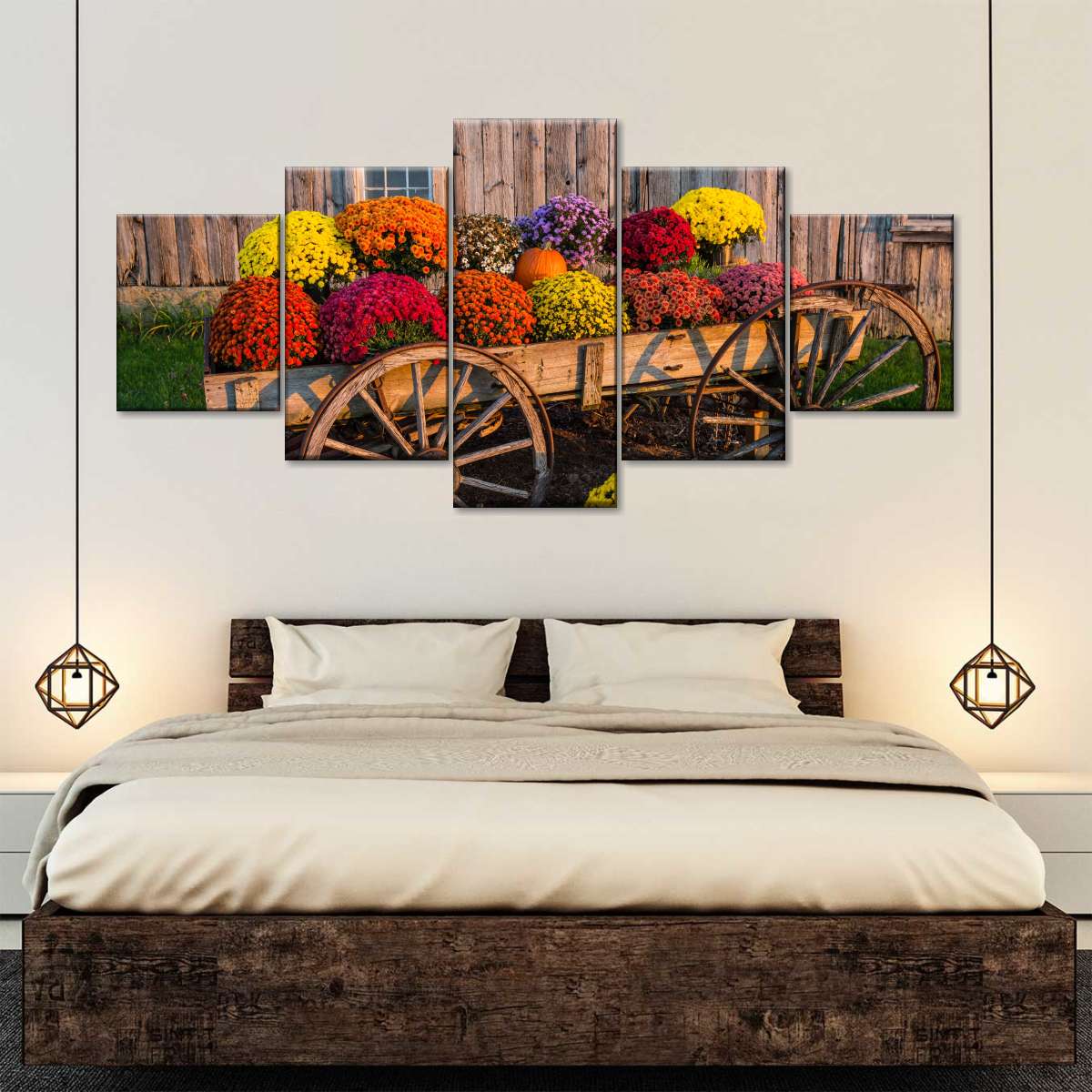 Flower Vending Stall Wall Art