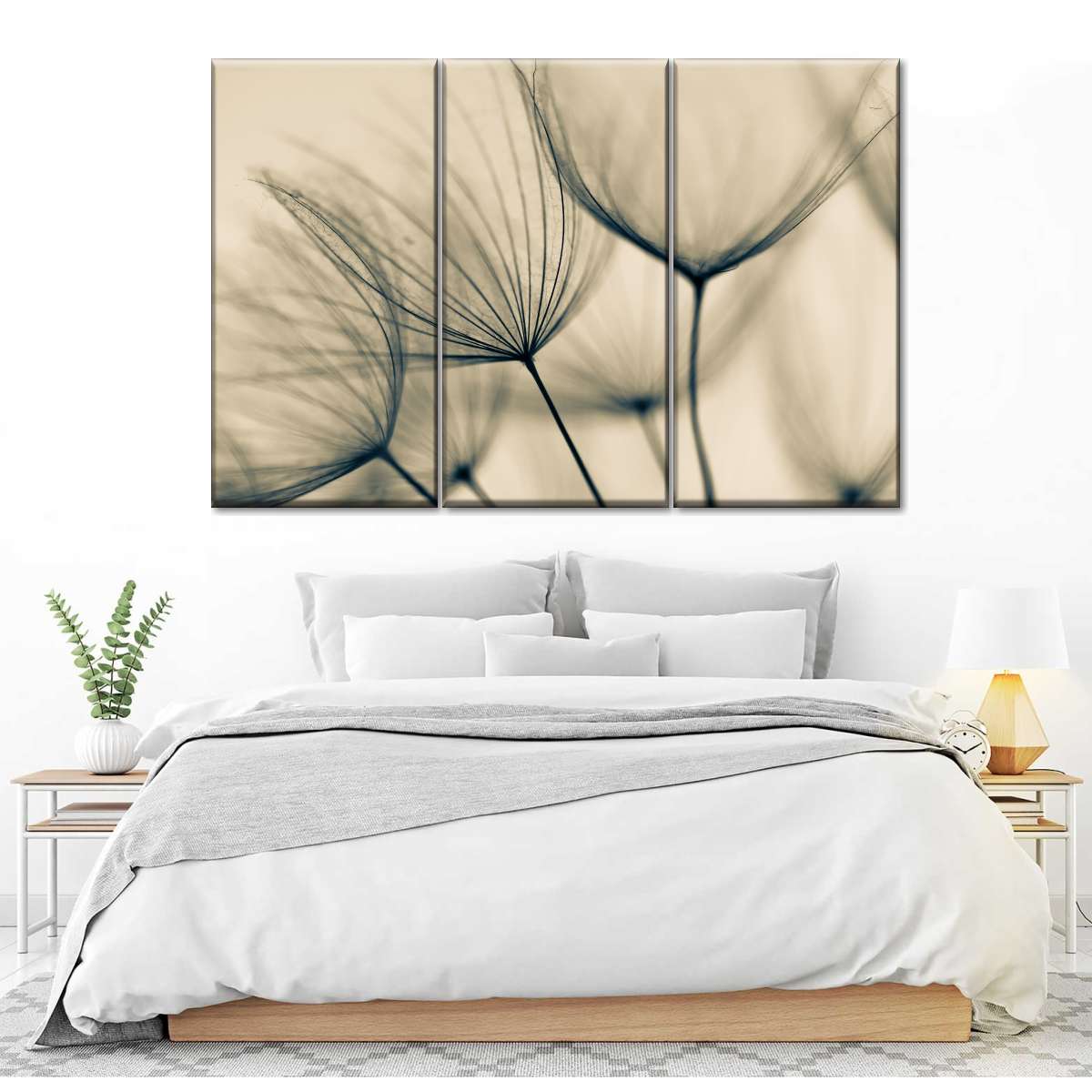 Dandelion Flower Seeds Wall Art