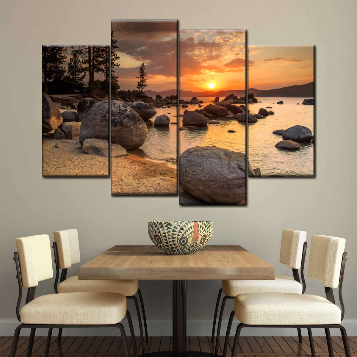 Lake Tahoe Twilight Wall Art