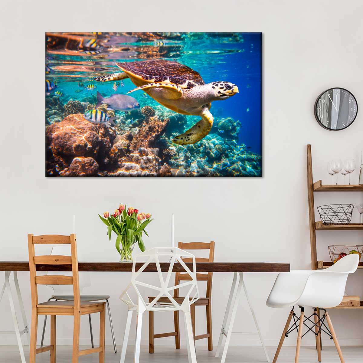 Vivid Sea Life Wall Art