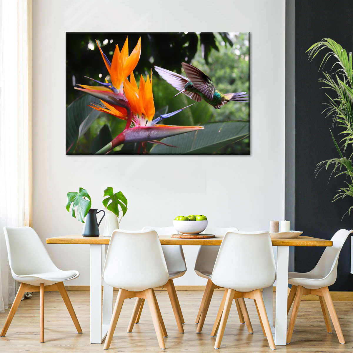 Flying Hummingbird Wall Art