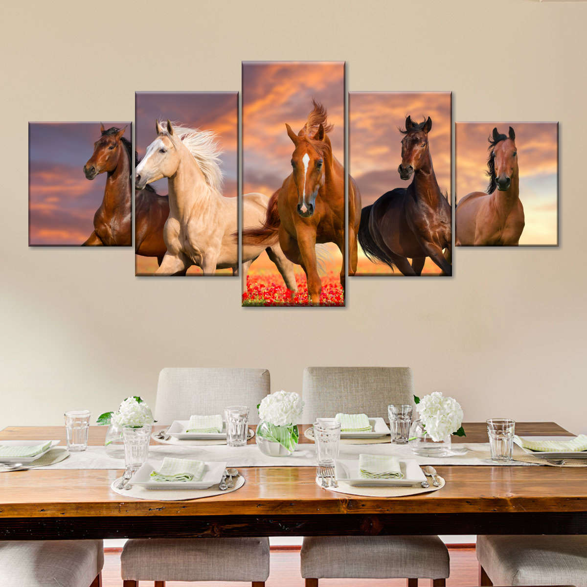 Mustang Horses Wall Art