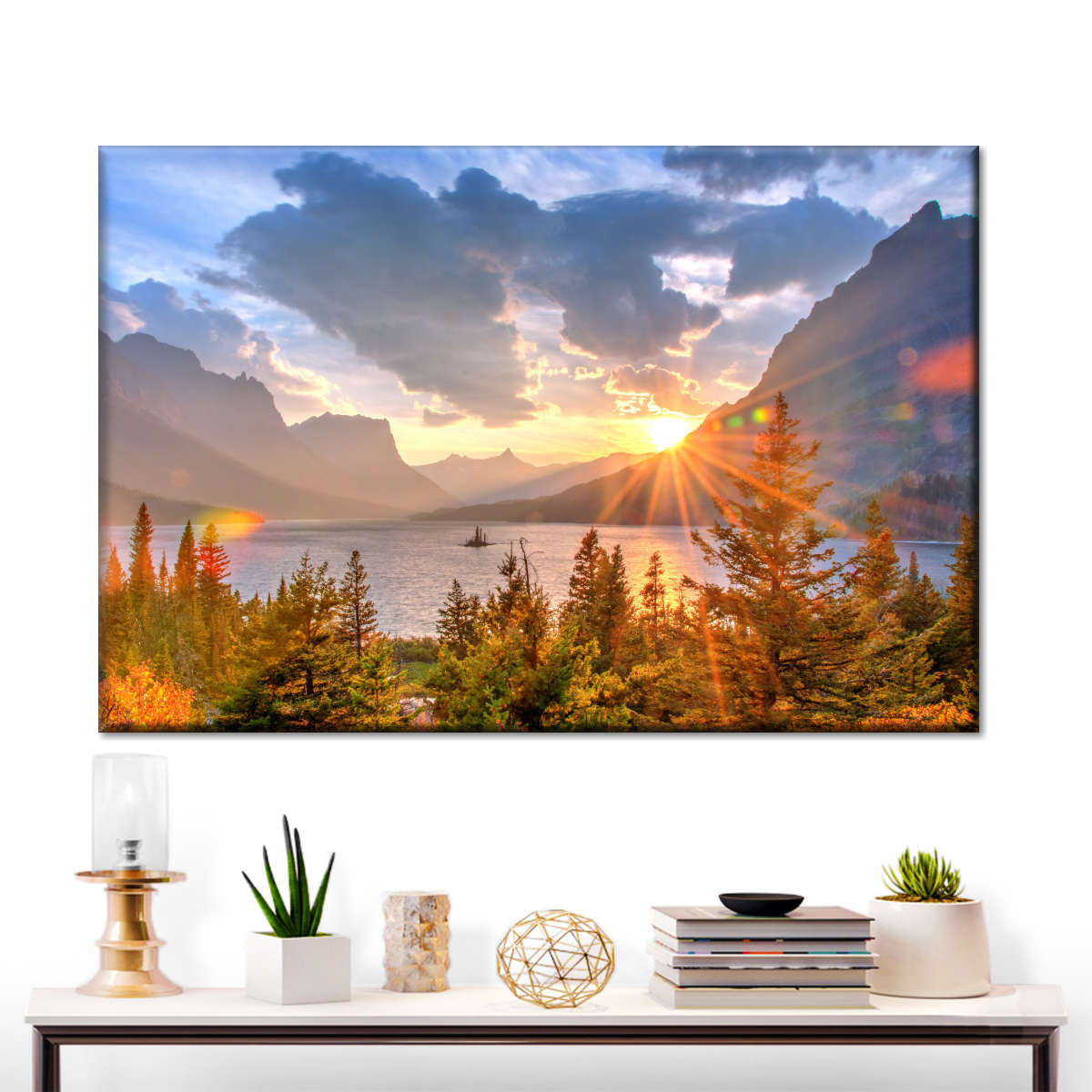 Montana Saint Mary Lake Wall Art