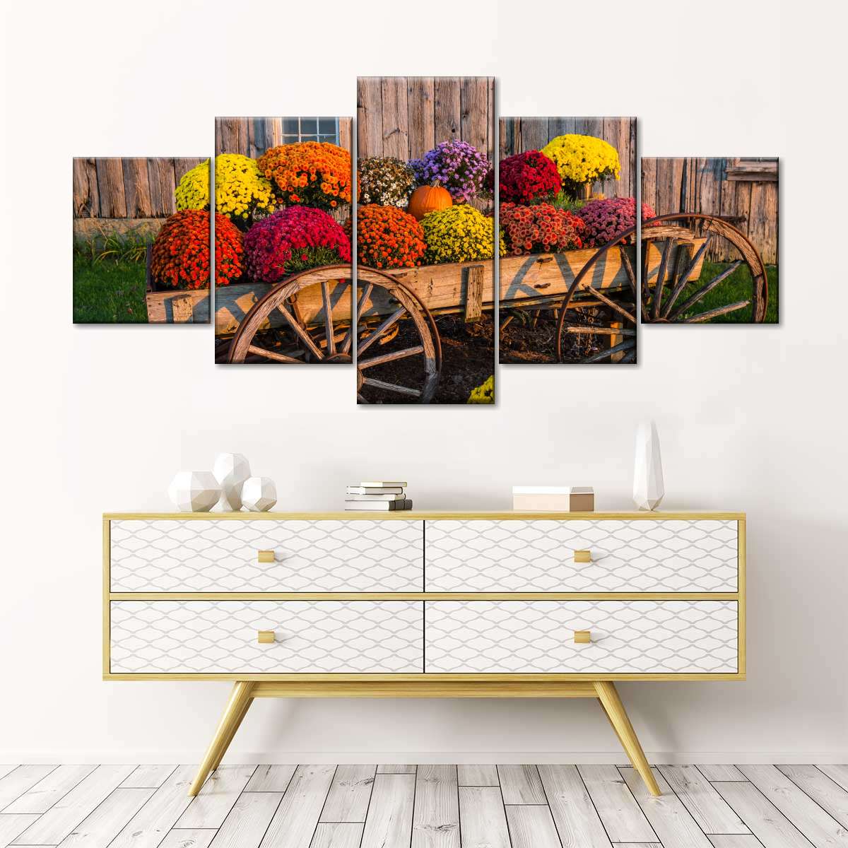 Flower Vending Stall Wall Art