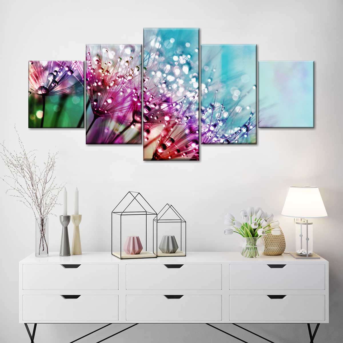 Colorful Dew Wall Art