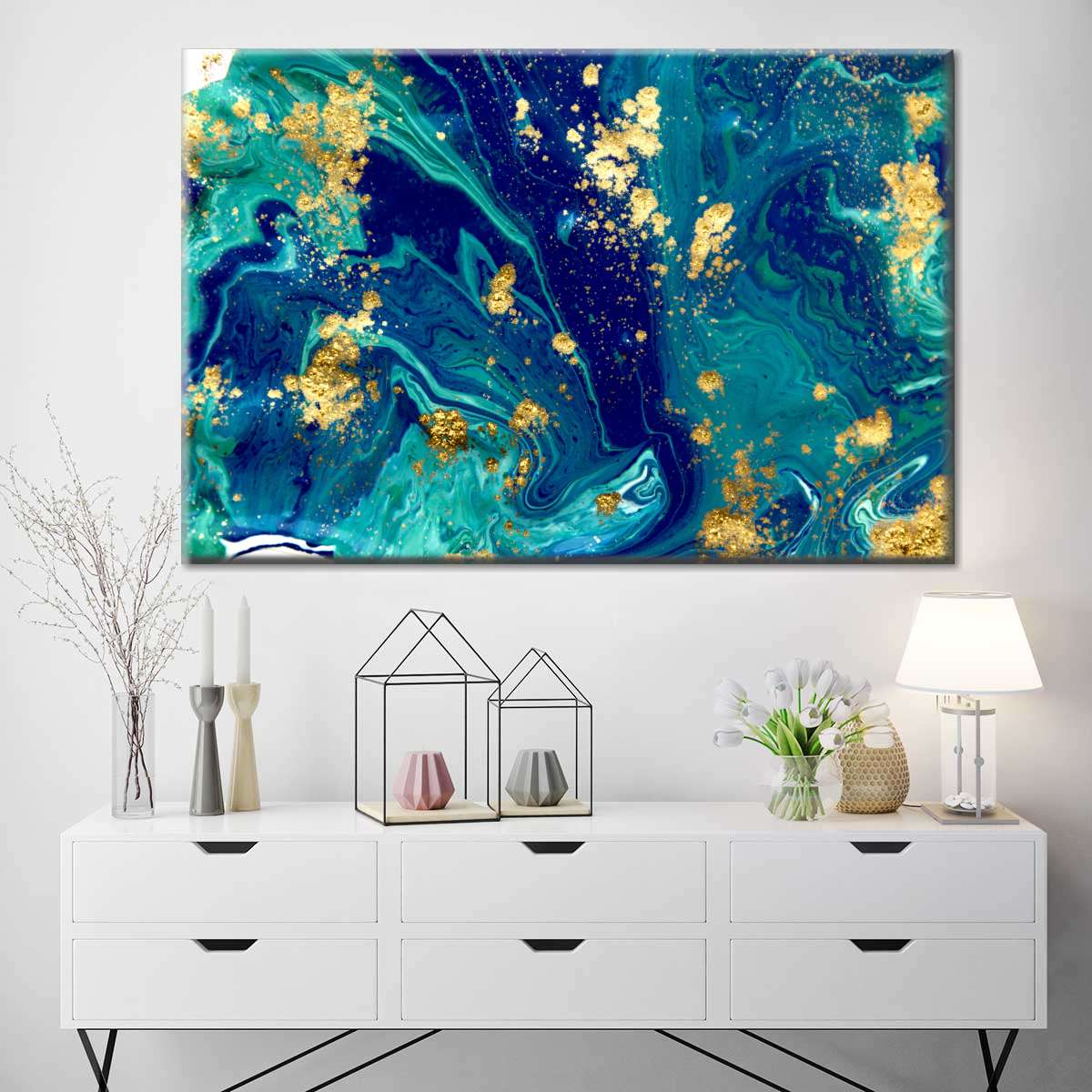 Liquid Marble Wall Art