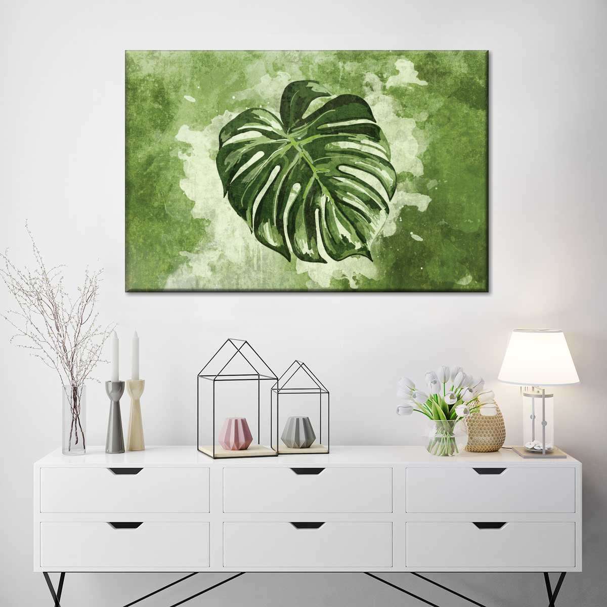 Distinct Tropical Leaf Wall Art