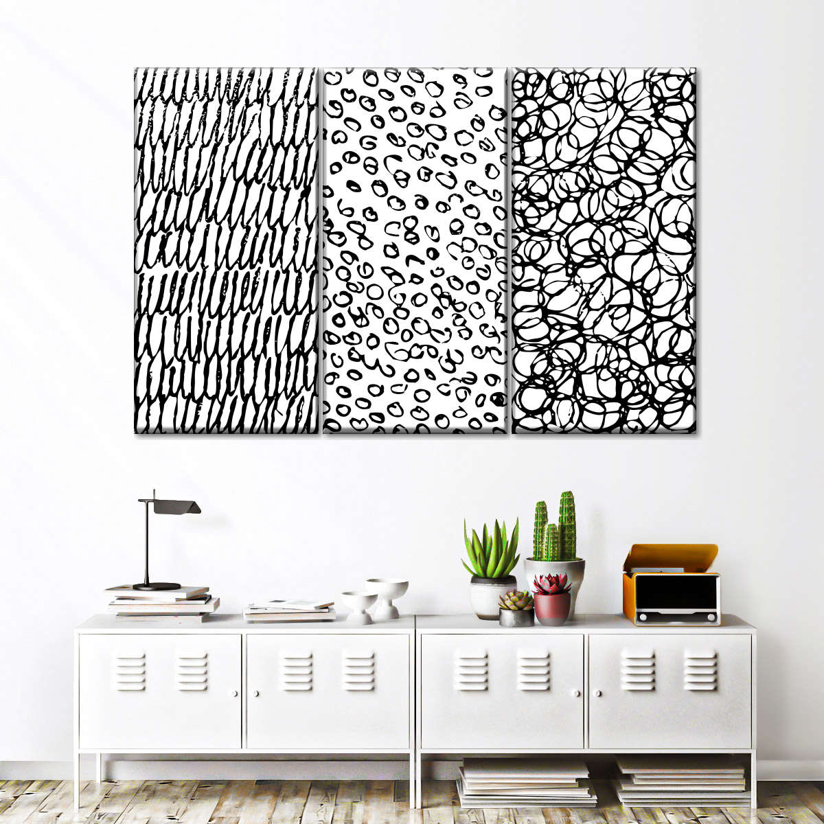 Patterned Simple Abstract Wall Art