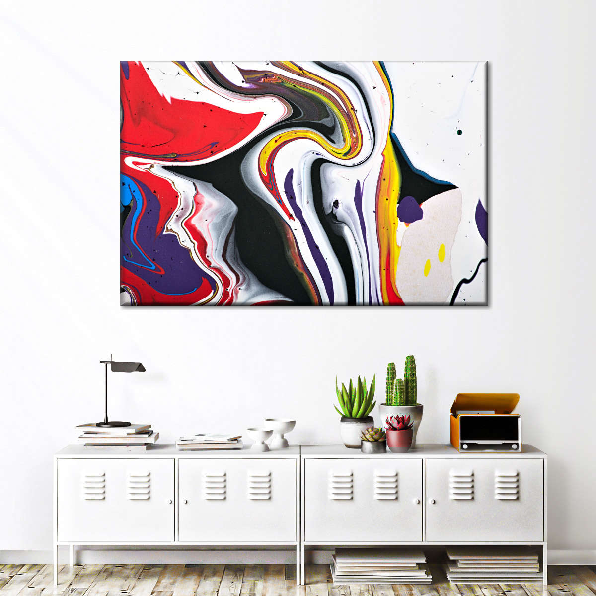 Abstract Swirls Wall Art