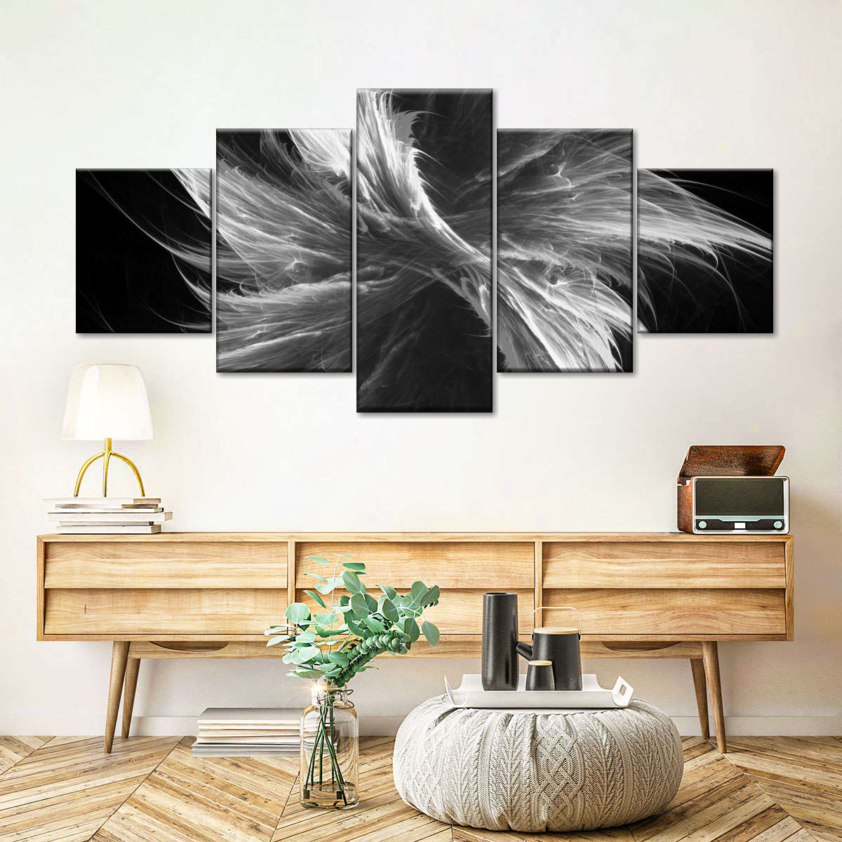 Abstract Gray Wall Art