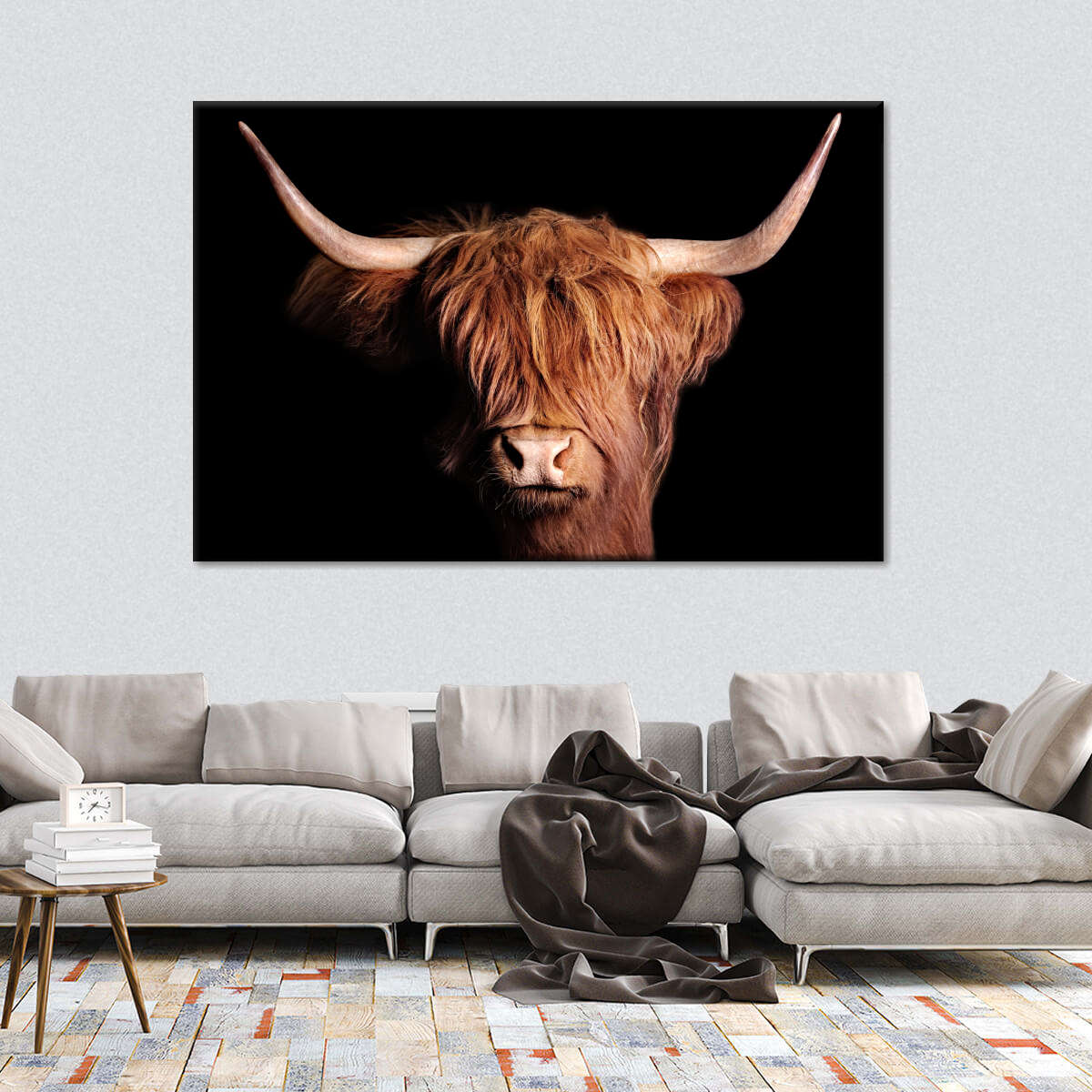 Scottish Highland Cow Wall Art