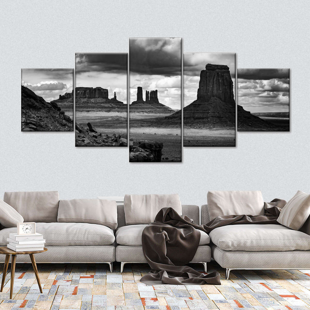 BW Monument Valley National Park Wall Art