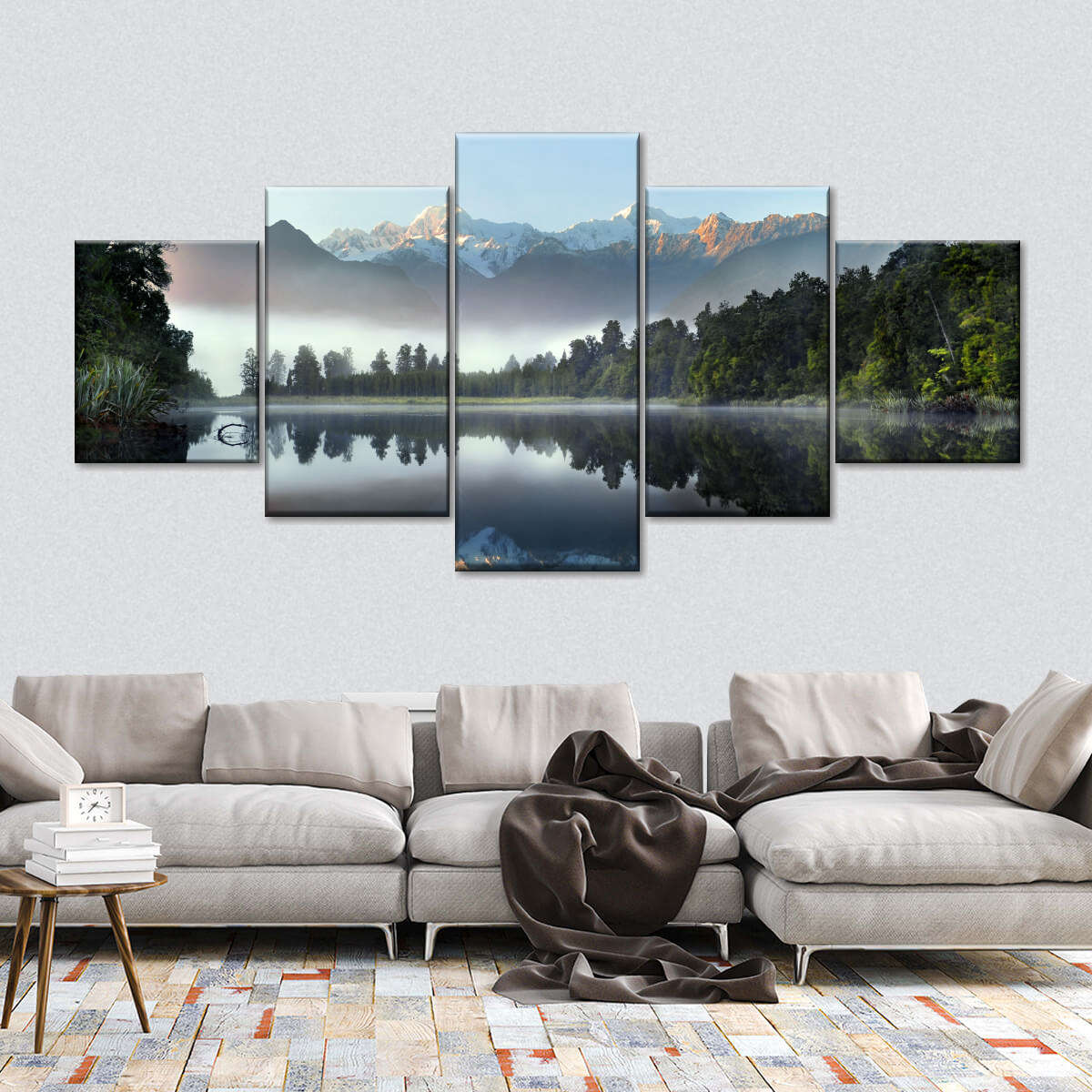 Lake Matheson Reflection Wall Art