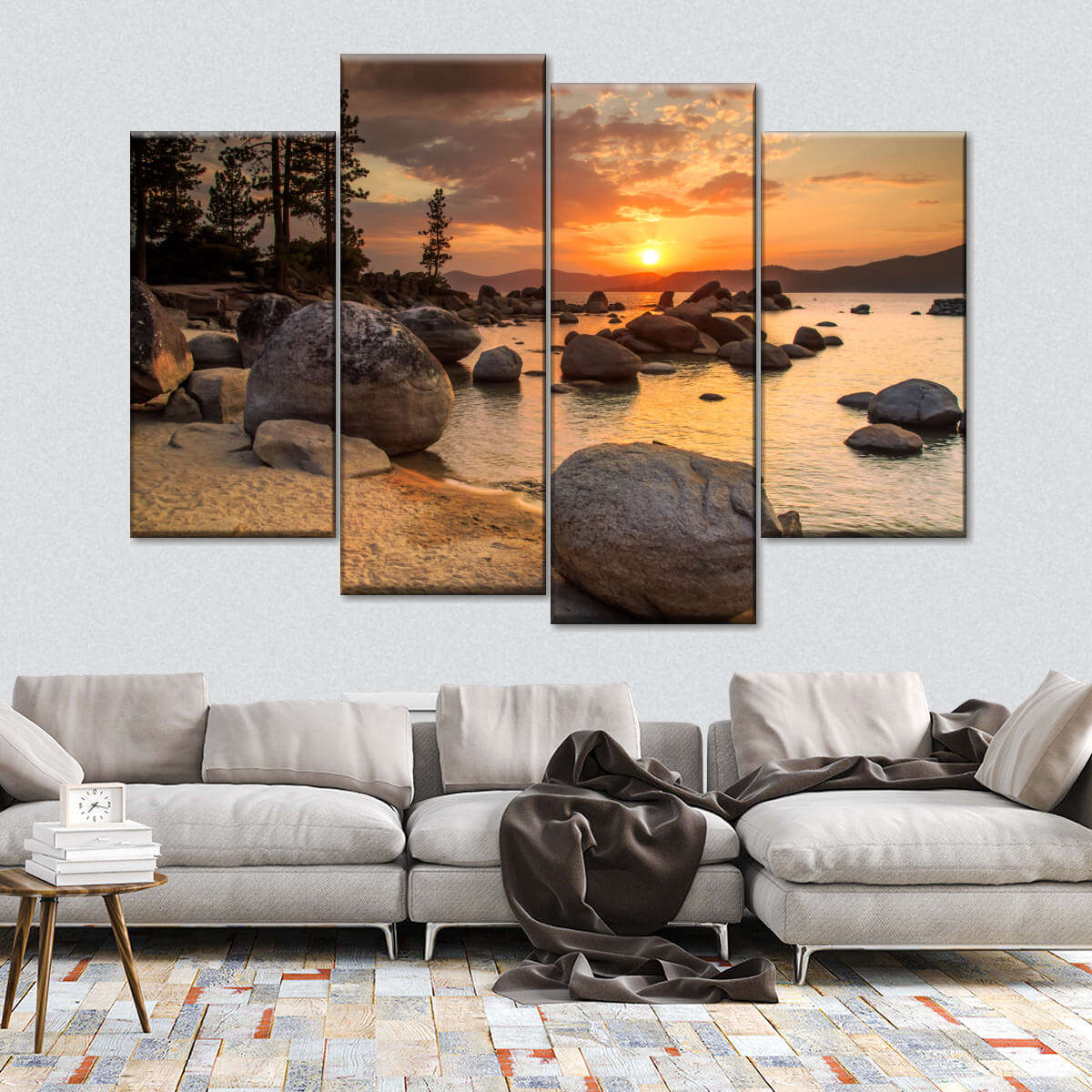 Lake Tahoe Twilight Wall Art