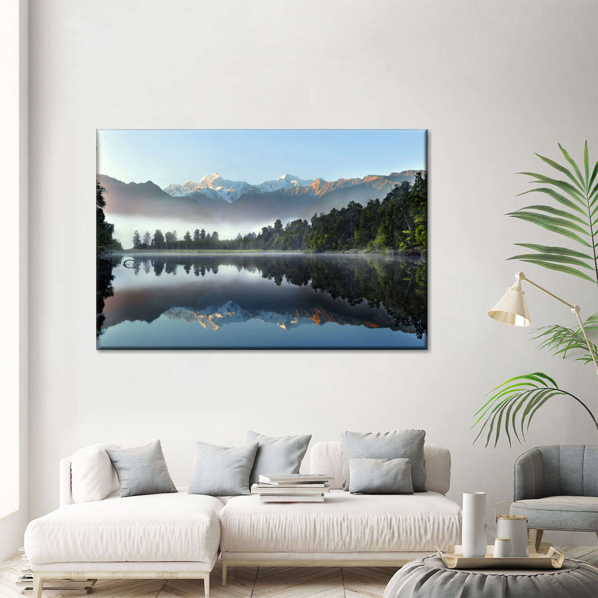 Lake Matheson Reflection Wall Art