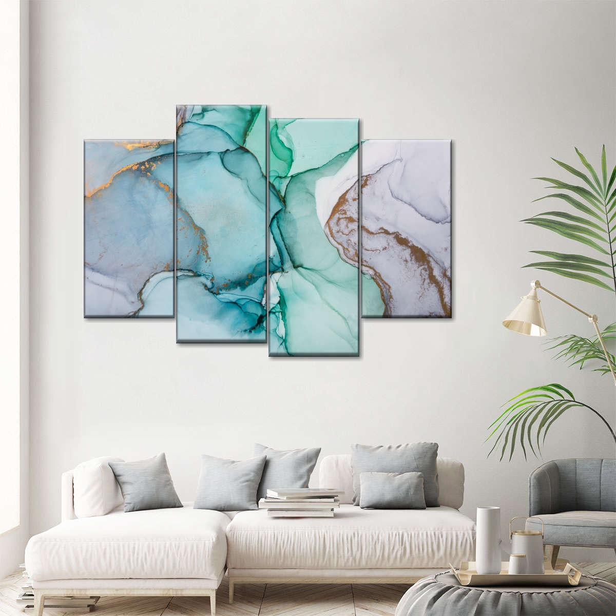 Light Ink Abstract Wall Art